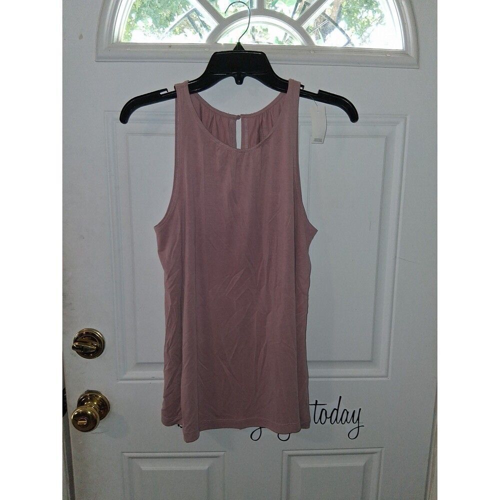 Loft Tank Top Medium Mauve Dusty Rose NWT